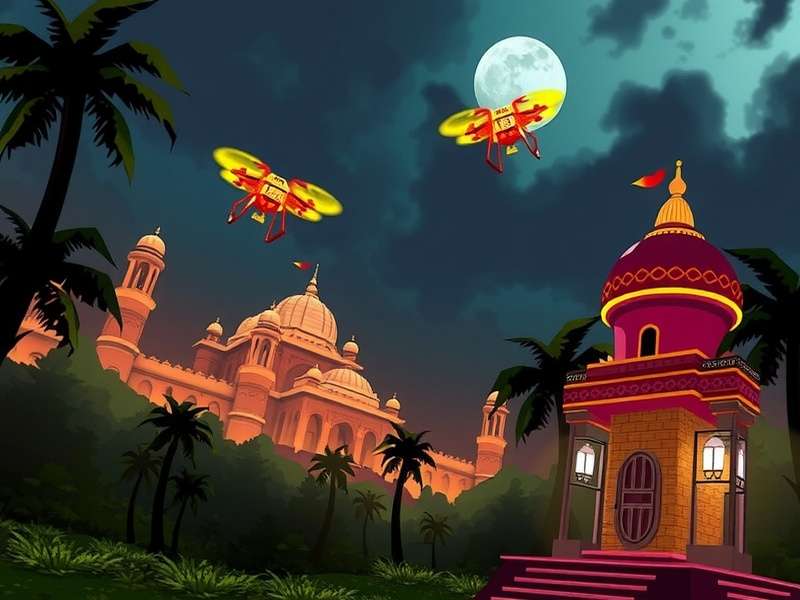 Temple Run 2 HappyModel Drones गेमप्ले