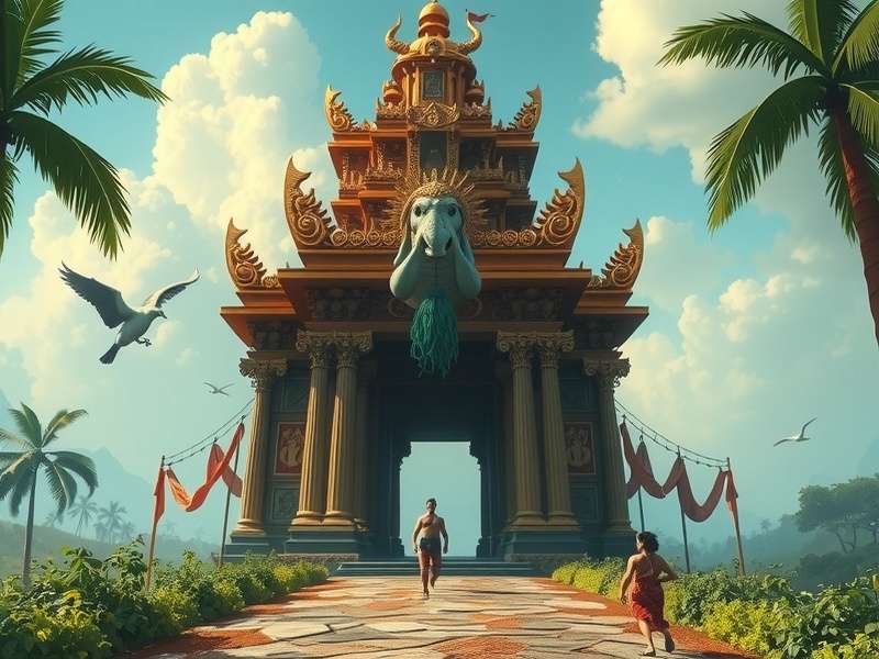 Temple Run Video Reality Game इंटरफेस