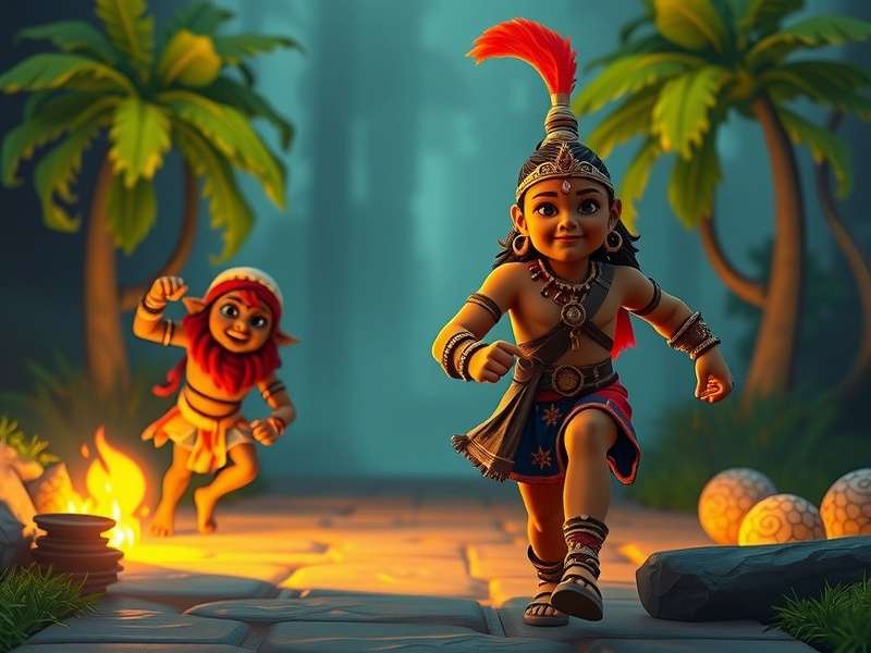 Barry Bones Temple Run 3D Model