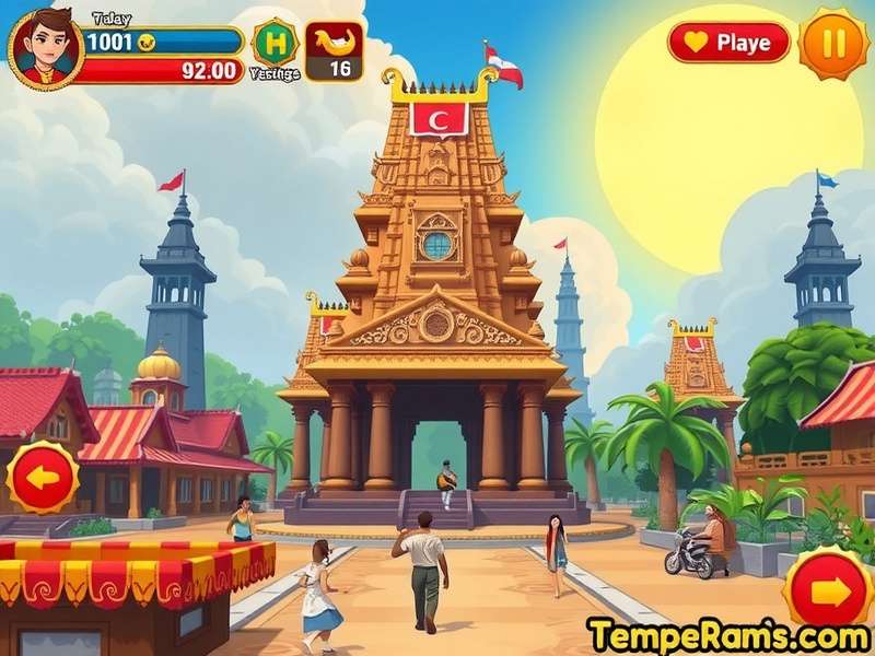 Temple Run Gameplay Screenshot