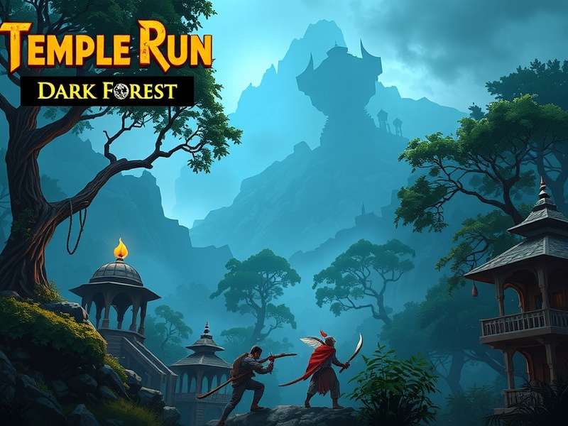 Temple Run Dark Forest Mod APK Gameplay