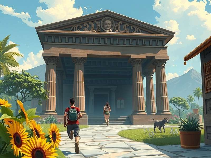 Temple Run 2 Anime Greek Edition Gameplay