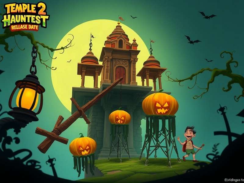 Temple Run 2 Haunted Harvest Gameplay Screenshot