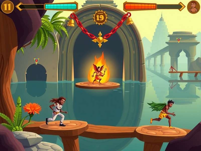 Temple Run 2 Multiplayer gameplay screenshot