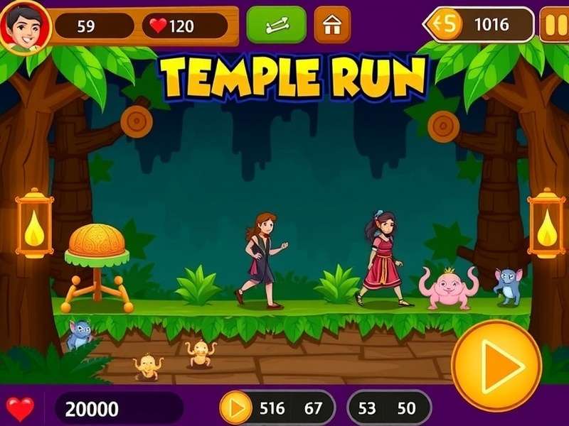 Temple Run Kids Game Show gameplay screenshot