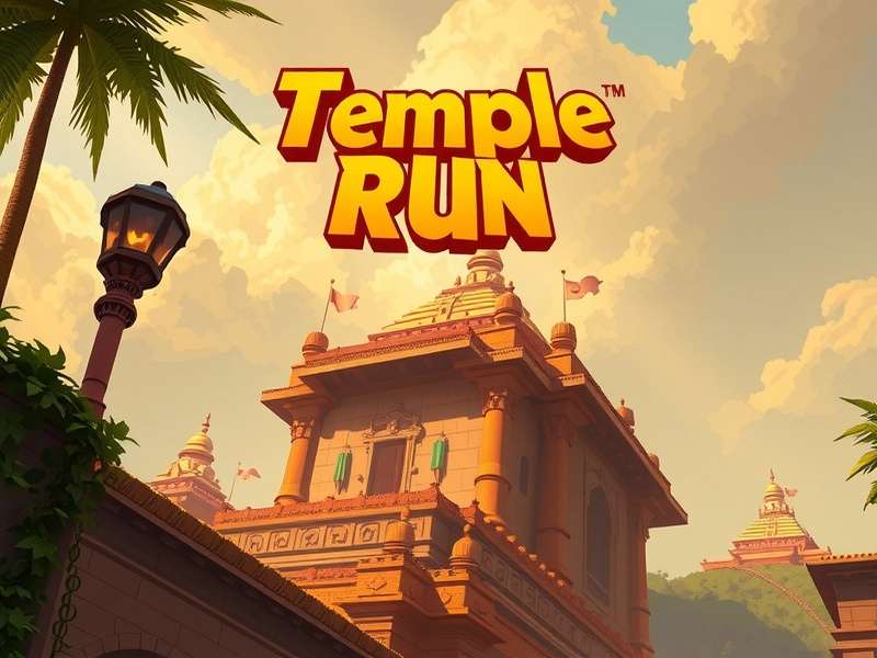 Temple Run Game Mixtape 1 gameplay screenshot