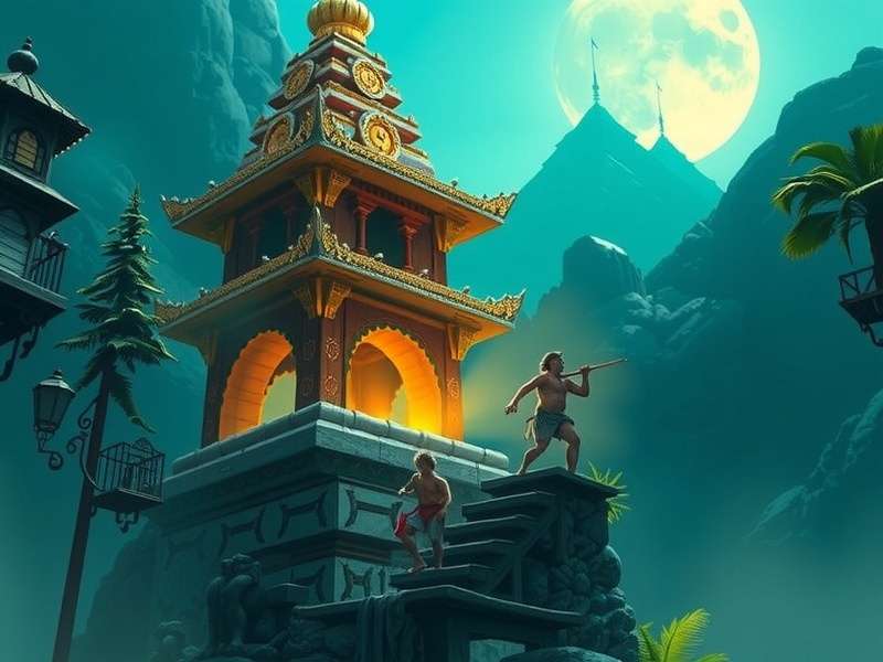 Temple Run 2 Spooky Summit Level Screenshot
