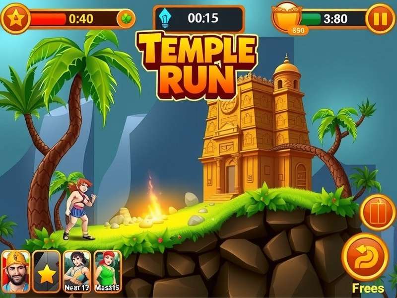 Temple Run Gameplay Screenshot