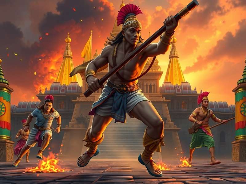 Temple Run Angry गेमप्ले स्क्रीनशॉट