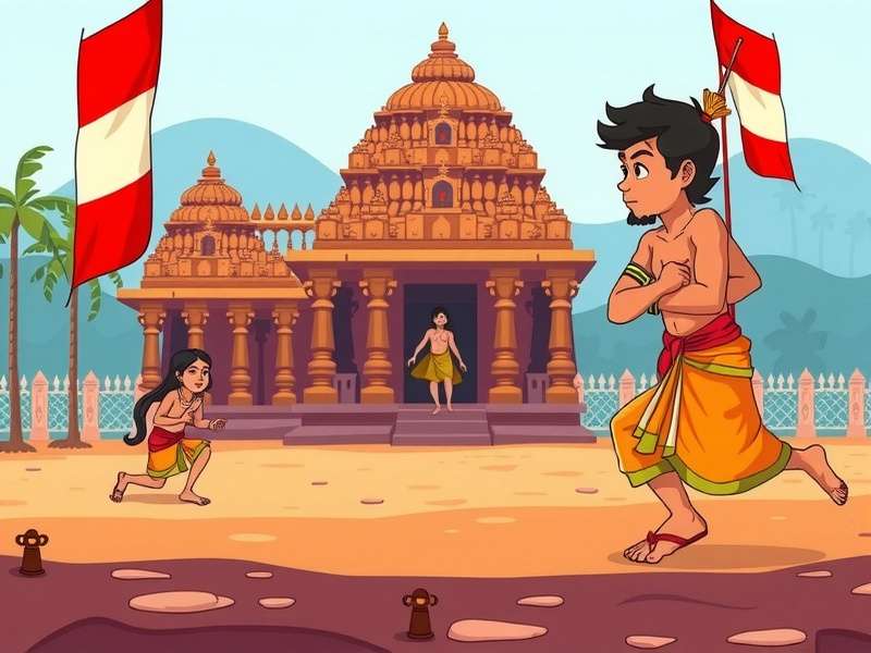 जगन्नाथ मंदिर रन कार्टून गेमप्ले