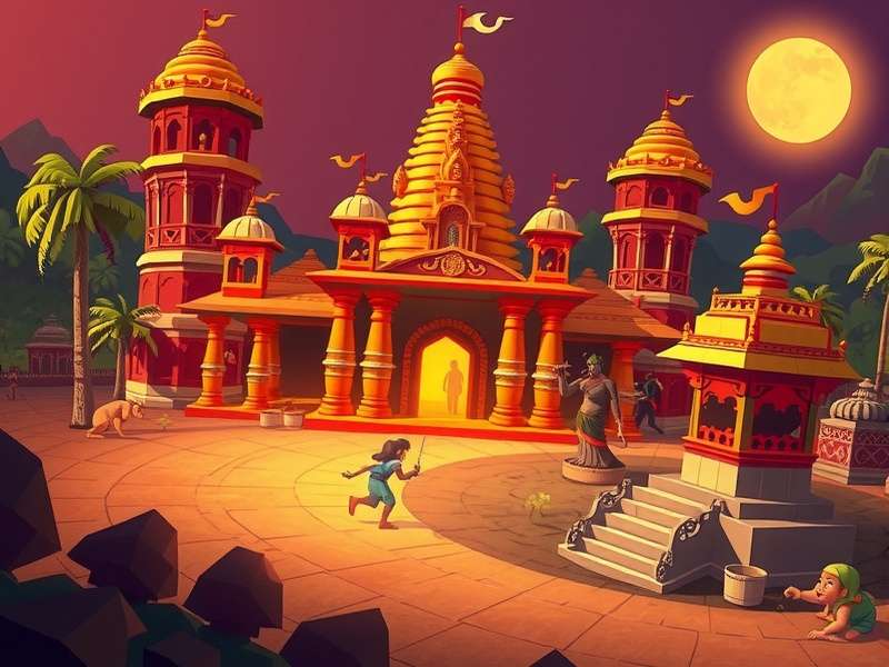 Old Temple Run Game Screenshot