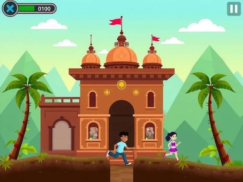 Temple Run 3D Unblocked 66 Gameplay Screenshot