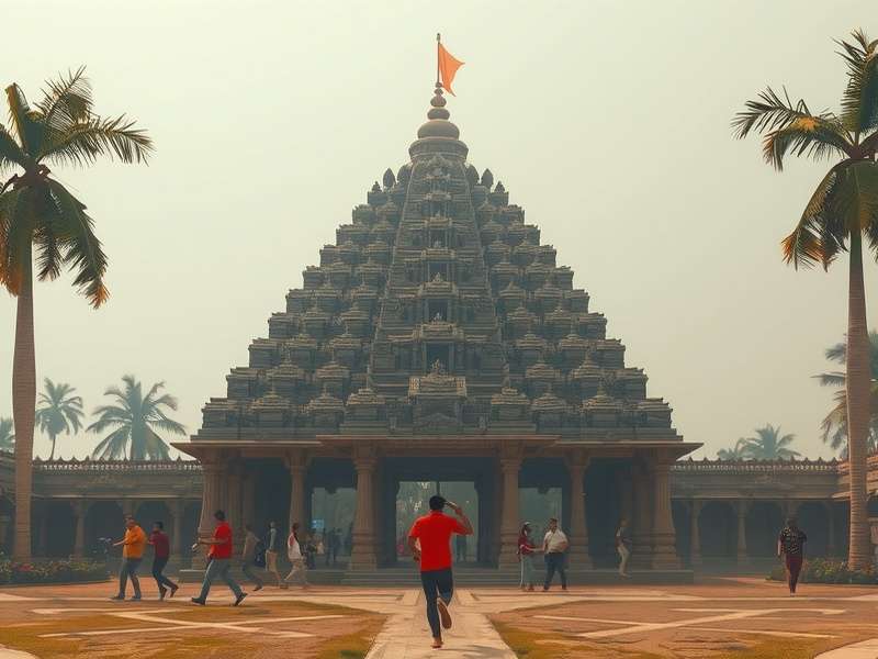 टेम्पल रन गेम का मुख्य स्क्रीनशॉट