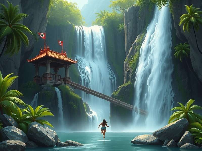 Temple Run 2 Waterfall Level Screenshot