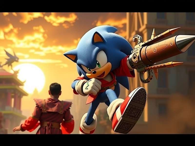 Sonic the Hedgehog Movie 2 Temple Run gameplay screenshot