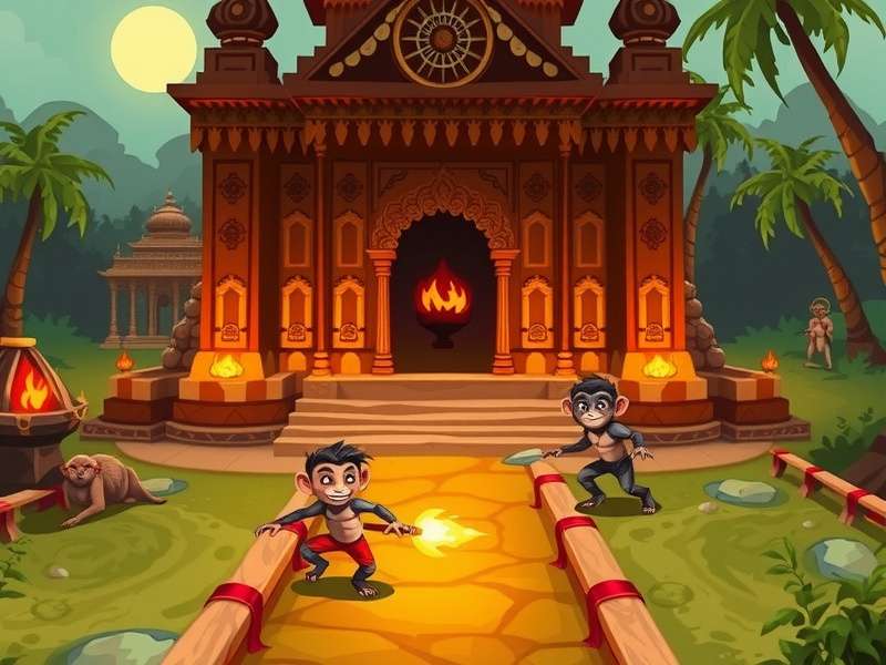 Temple Run 2 Evil Demon Monkeys Gameplay