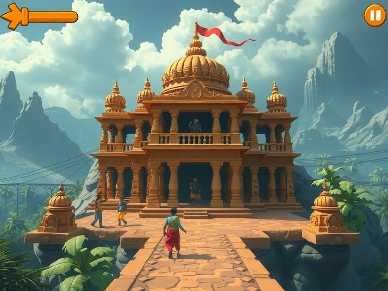 Temple Run HD Gameplay Screenshot