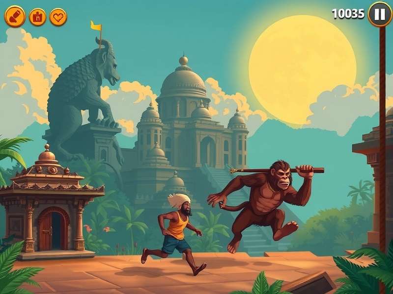 Temple Run Giant Monkey गेमप्ले