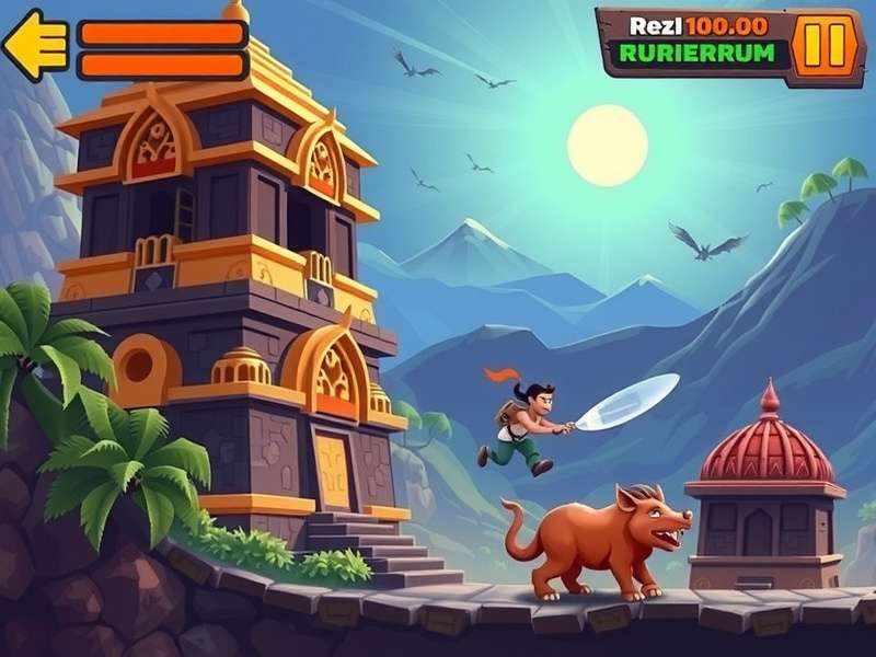 Temple Run 10000 Mod iOS गेमप्ले