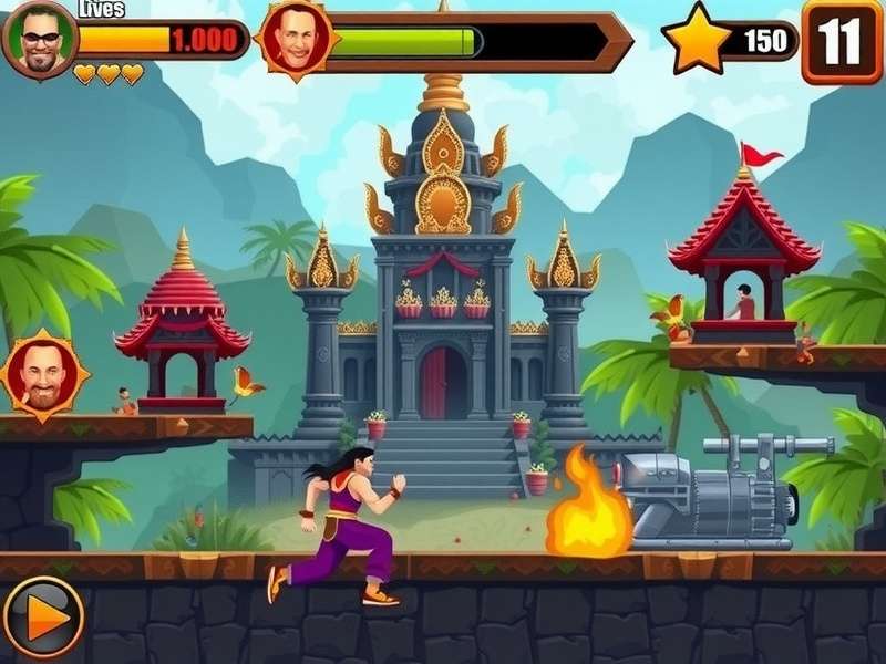 Temple Run 1 Gameplay Screenshot