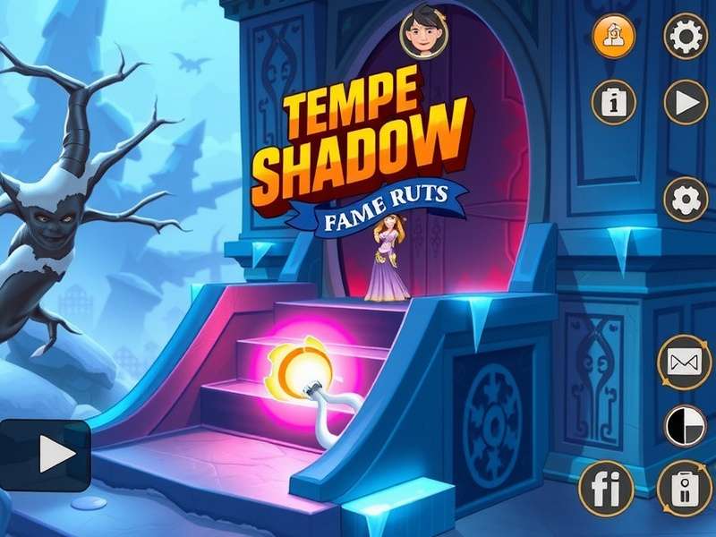 Temple Run Frozen Shadows Gameplay Screenshot
