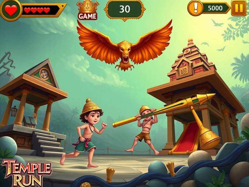 Temple Run Gameplay Screenshot