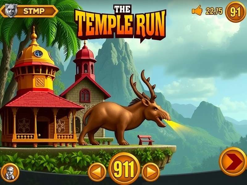 Temple Run 911 Gameplay Screenshot