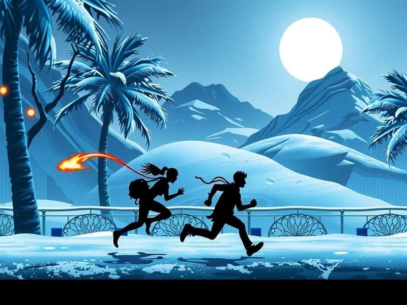 Temple Run 2 Frozen Shadows 4 Players Gameplay