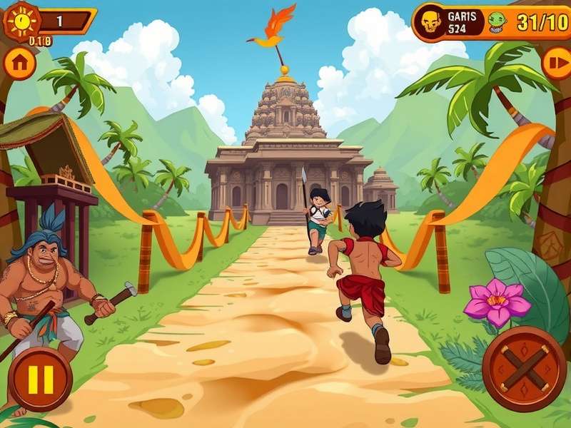 Temple Run 6723 गेमप्ले स्क्रीनशॉट