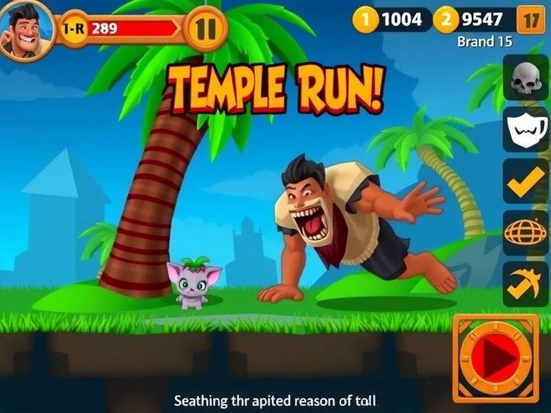 Temple Run 2 1.9 Mod APK Roblox gameplay screenshot
