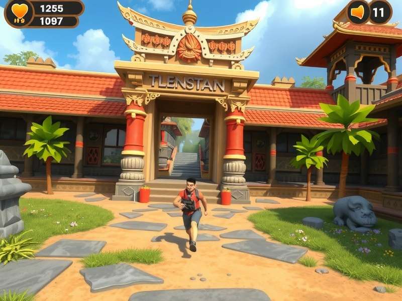 Poki Temple Run 3 गेमप्ले स्क्रीनशॉट