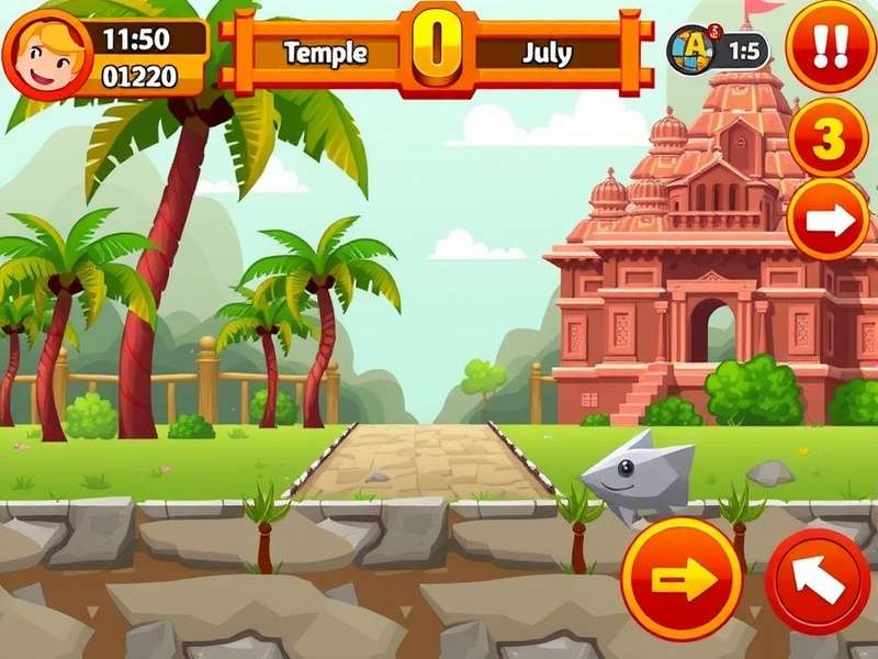 Temple Run 1 Poki gameplay screenshot