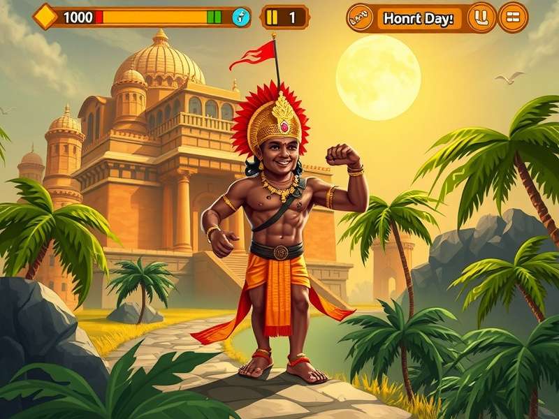Temple Run 2 Happymod Web गेमप्ले स्क्रीनशॉट