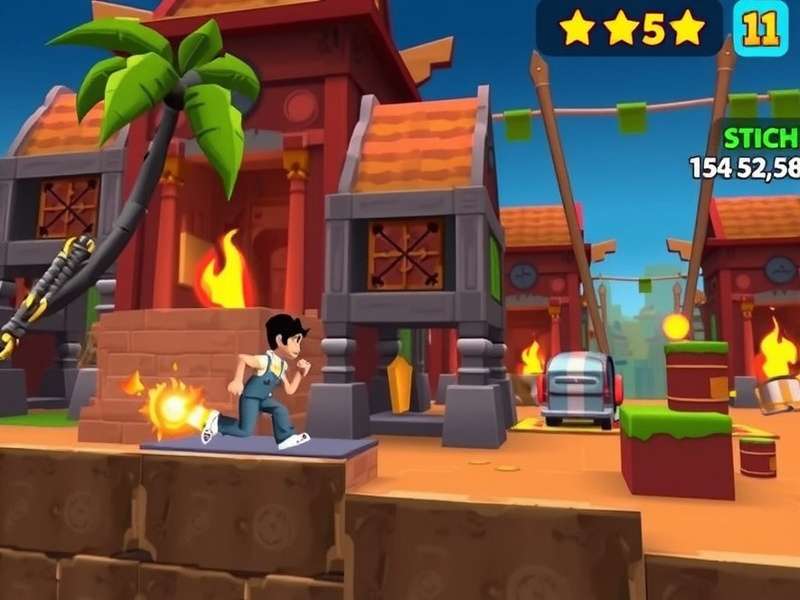 Temple Run 2 Minecart gameplay screenshot