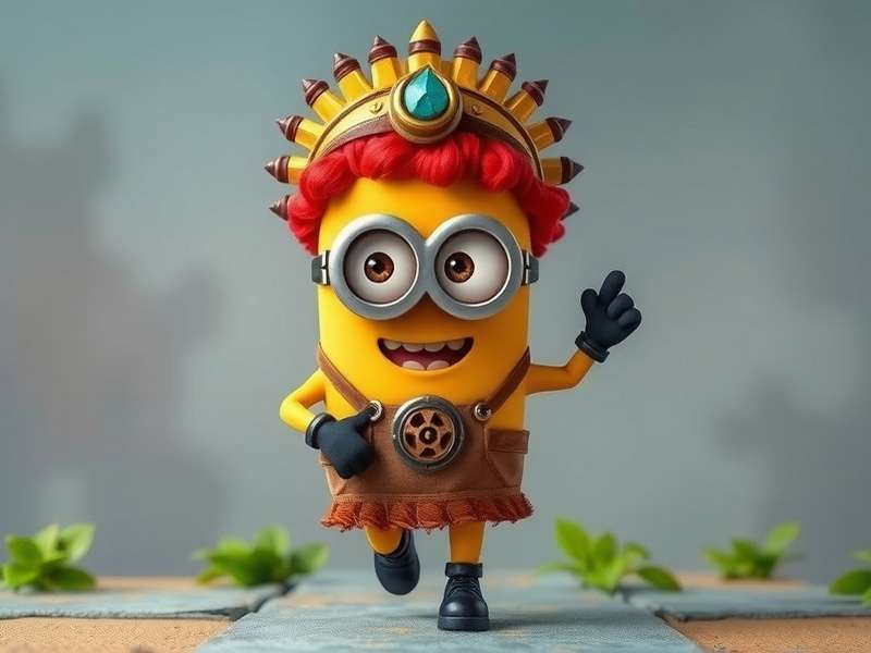 Temple Run Minion Costume Pattern डिज़ाइन