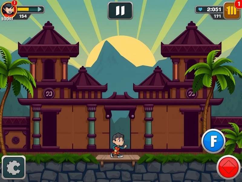Temple Run Flashboy Game Screenshot
