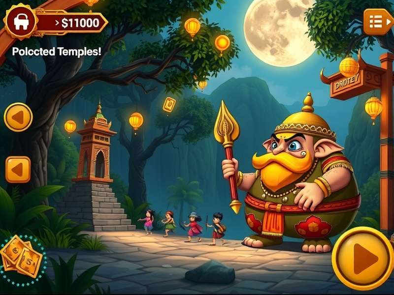Temple Run Earn Money App Interface
