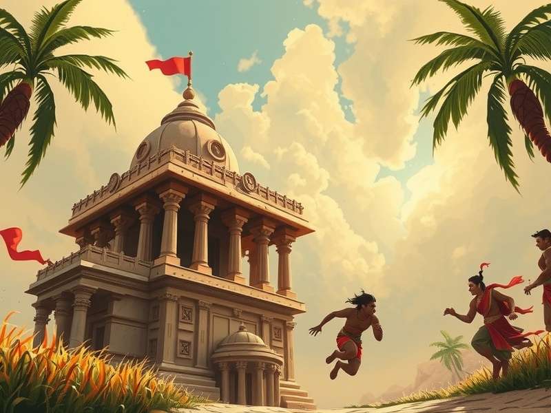 Temple Run Falling Down गेमप्ले