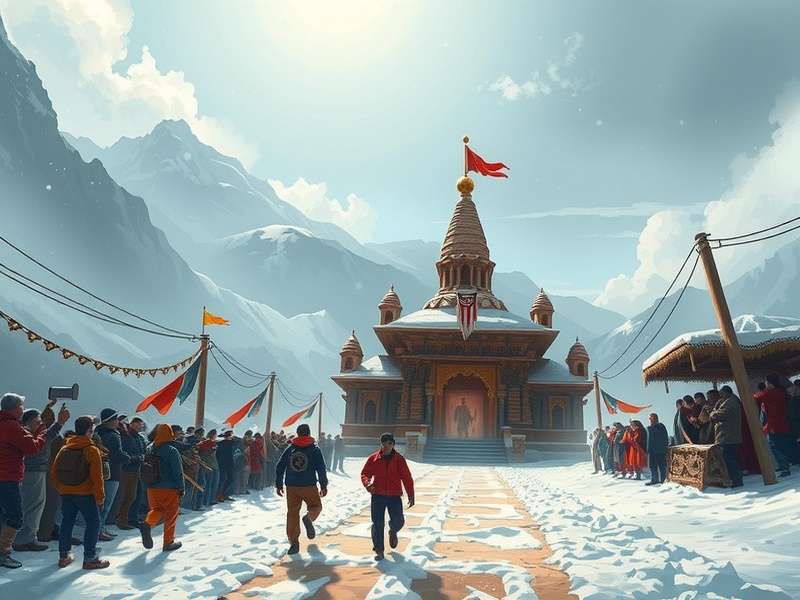 Temple Run Snow Assistance League gameplay screenshot
