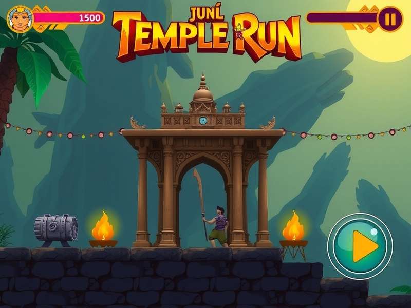 Unblocked Temple Run Gameplay