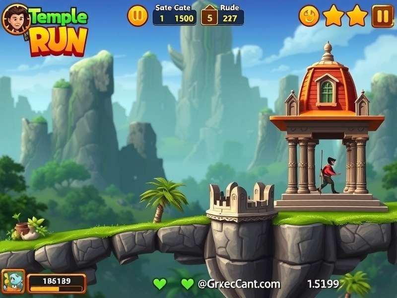 Temple Run Gameplay Poki 2 स्क्रीनशॉट