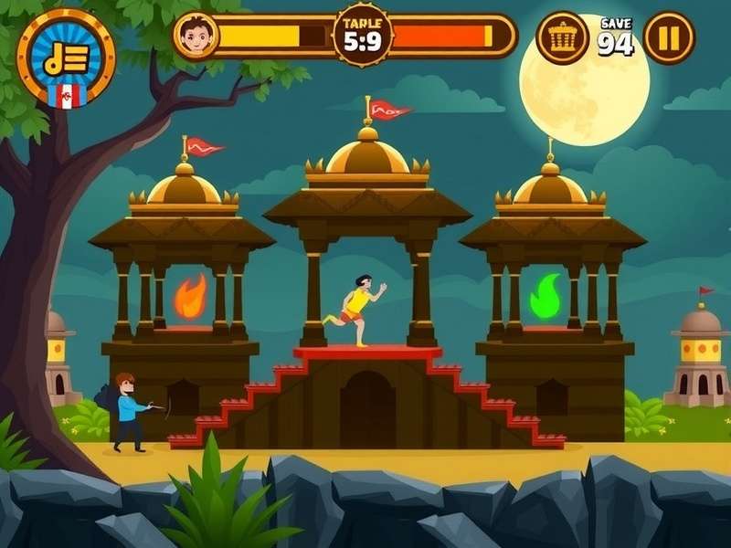 Temple Run Gameplay Screenshot