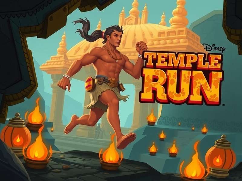 Temple Run ISO Windows 7 गेमप्ले स्क्रीनशॉट