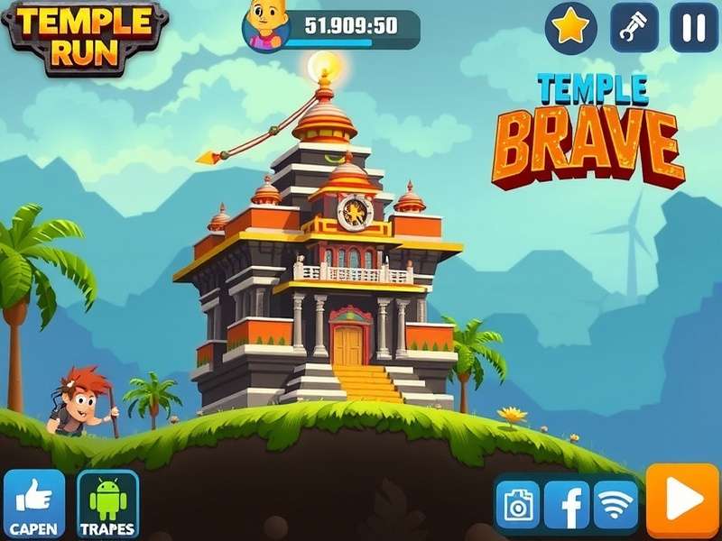 Temple Run Brave Mod APK Hill गेमप्ले