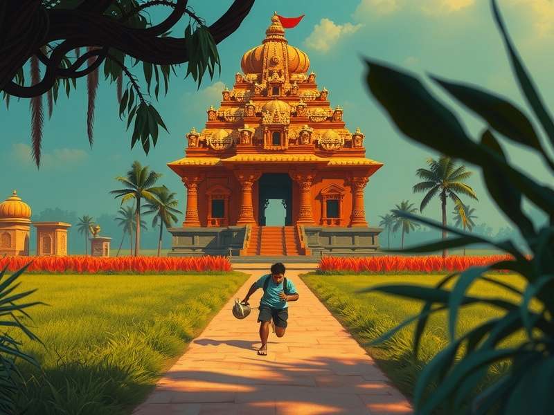 Temple Run Mane Kid गेमप्ले