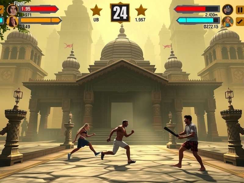 Temple Run Brave कैरेक्टर दीवार से चिपकना