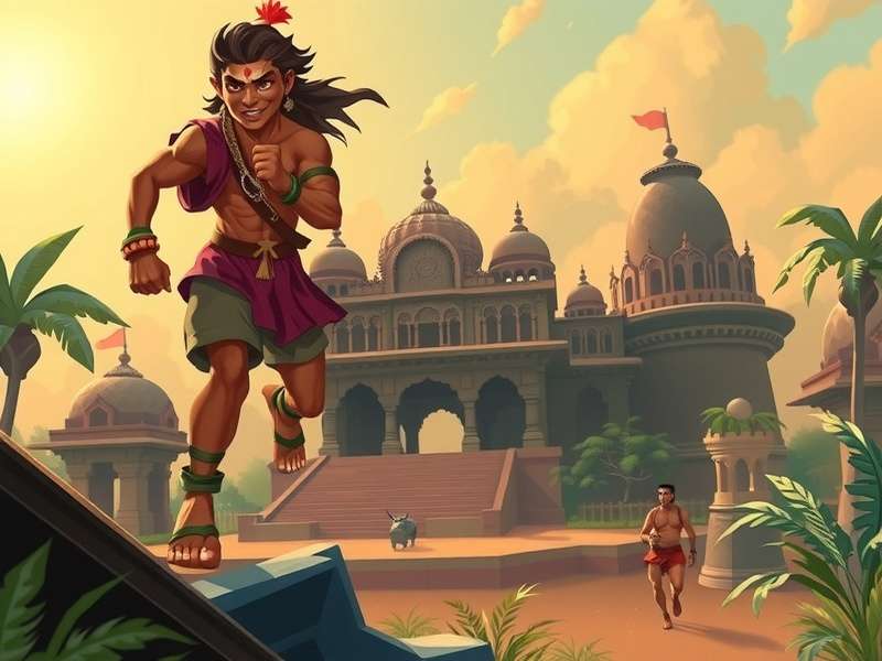 Temple Run Beast Games Season gameplay screenshot