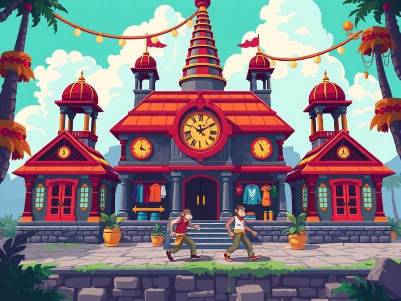 Temple Run 2 Monkeys Clothing Store