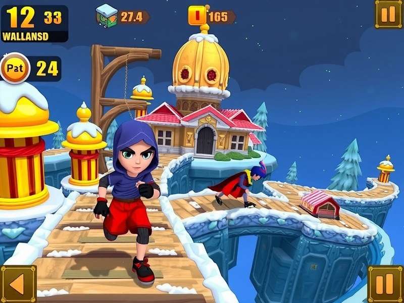 Temple Run 2 Winter Toyland 4 Players Mode