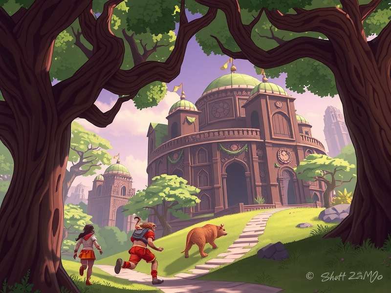 Temple Run Oz Whimsie Woods गेमप्ले स्क्रीनशॉट